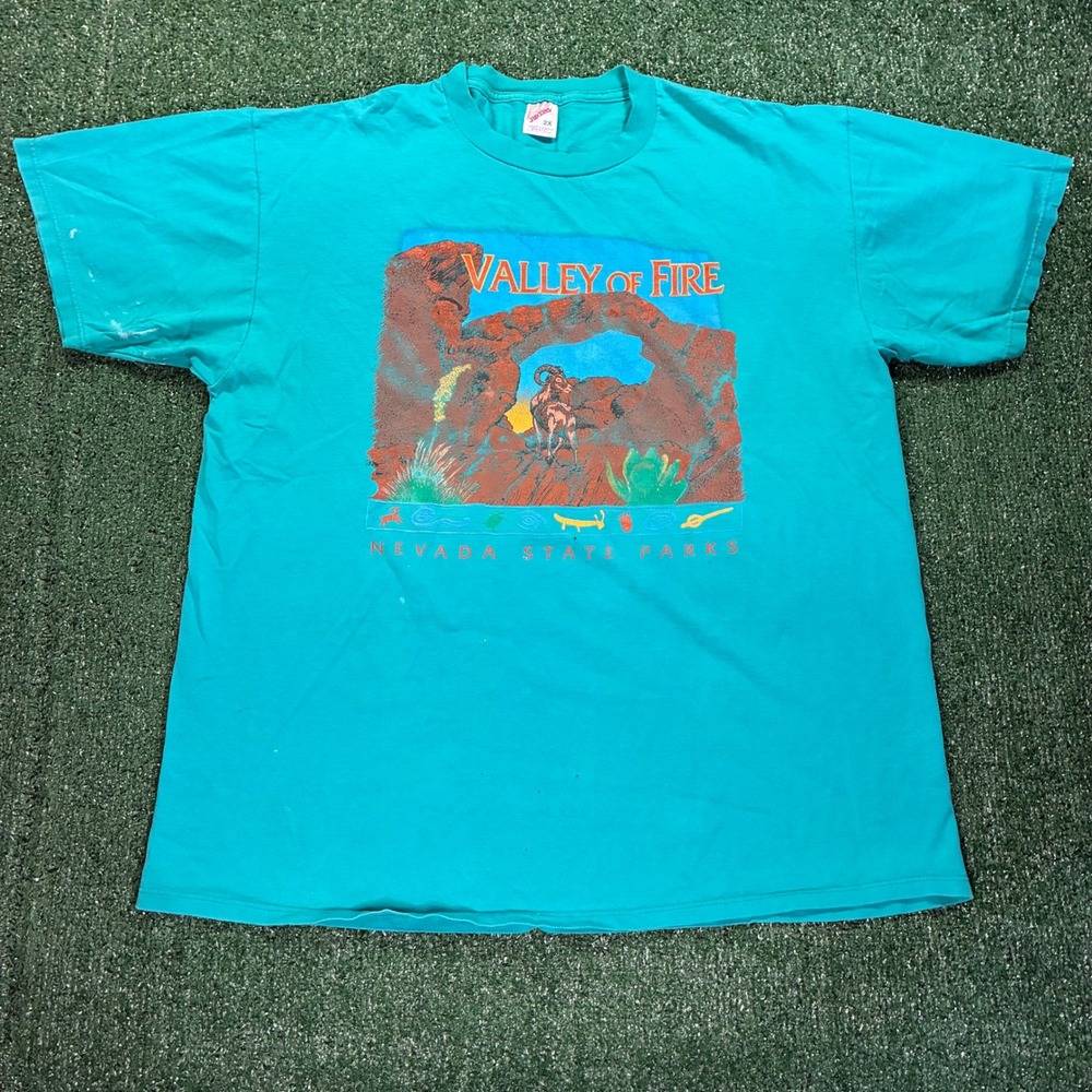 Vintage 90s Nature Valley of Fire Graphic T-shirt